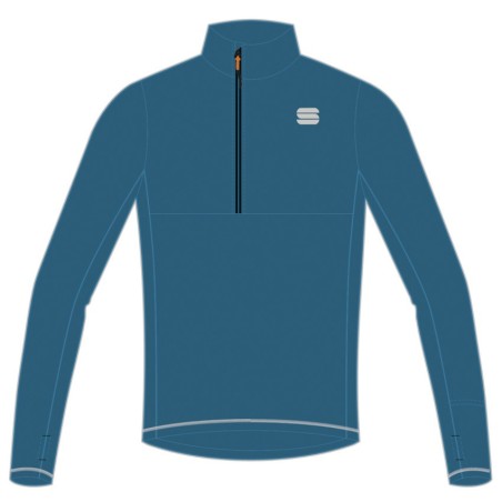 Pullover Sportful Cardio Tech Jersey Lange Ärmel blaues Meer